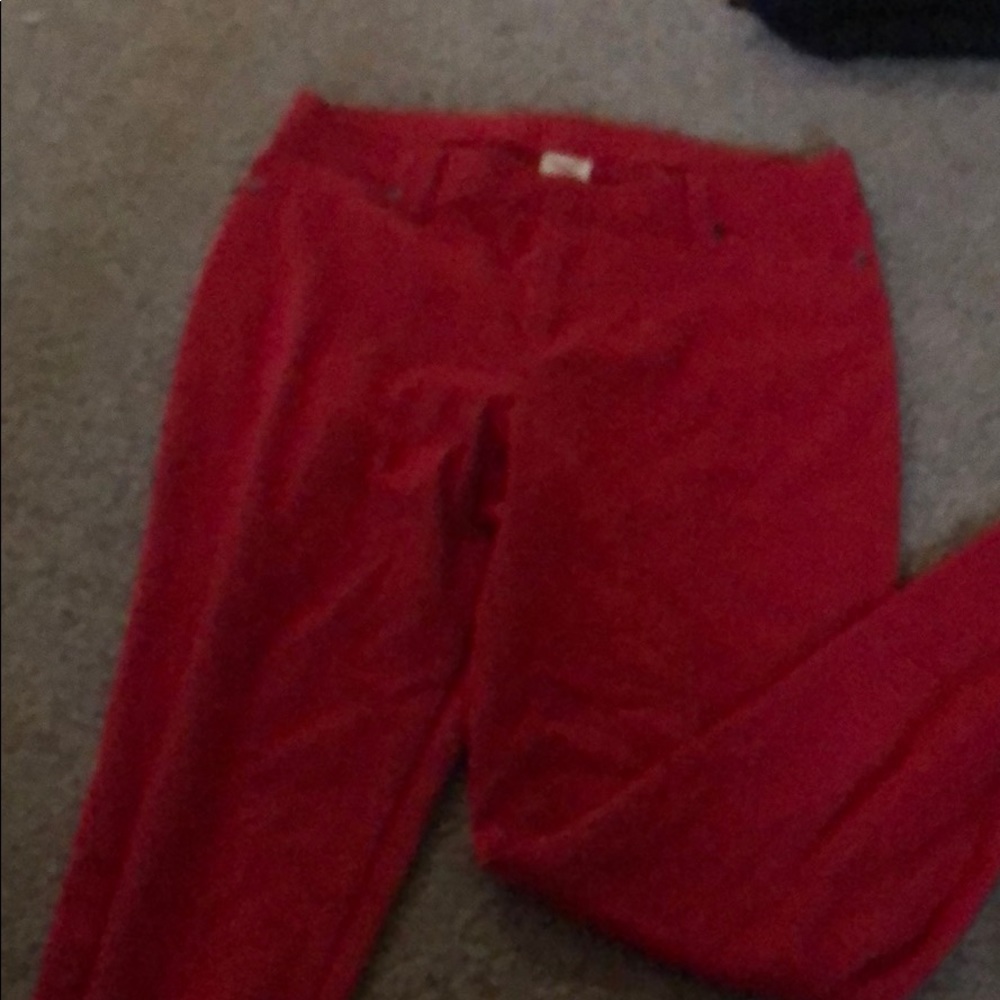Red pants